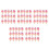 100St Mini Snoep Cabochons Voor Scrapbook En Haarstrik Versiering 9