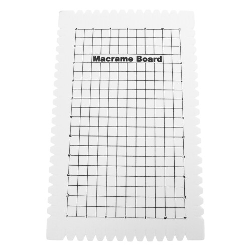 5Stk Weißes Macramee Board Mit Raster Für Bastelprojekte 1