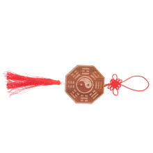 2Stk Bagua Holz Wanddeko Khaki Für &