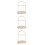 3Stk Schmuck Organizer ABS Beige Für Ohrringe Ringe 8