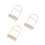 3Stk Schmuck Organizer ABS Beige Für Ohrringe Ringe 7