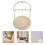 3Stk Schmuck Organizer ABS Beige Für Ohrringe Ringe 11