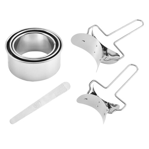 2Sets Teigtaschenformer Für Zuhause Silber