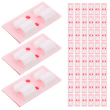 250Stk Kabelmanagement Clips Acryl Weiß Selbstklebend Für USB Kabel