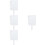 4Stk Sublimierbare Mdf Bilderrahmen Weiß Graduation Party 9