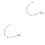 2Pz Argento Catena A Naso E Con Design Tassel 3