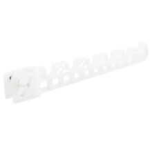 2Pcs Foldable White Laundry Rack with High Load Capacity for Home Use