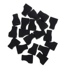 96Stk Schwarze Silikonflaschenstopper Für Pumpspender,