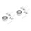 2Sets Teigtaschenformer Für Zuhause Silber 5