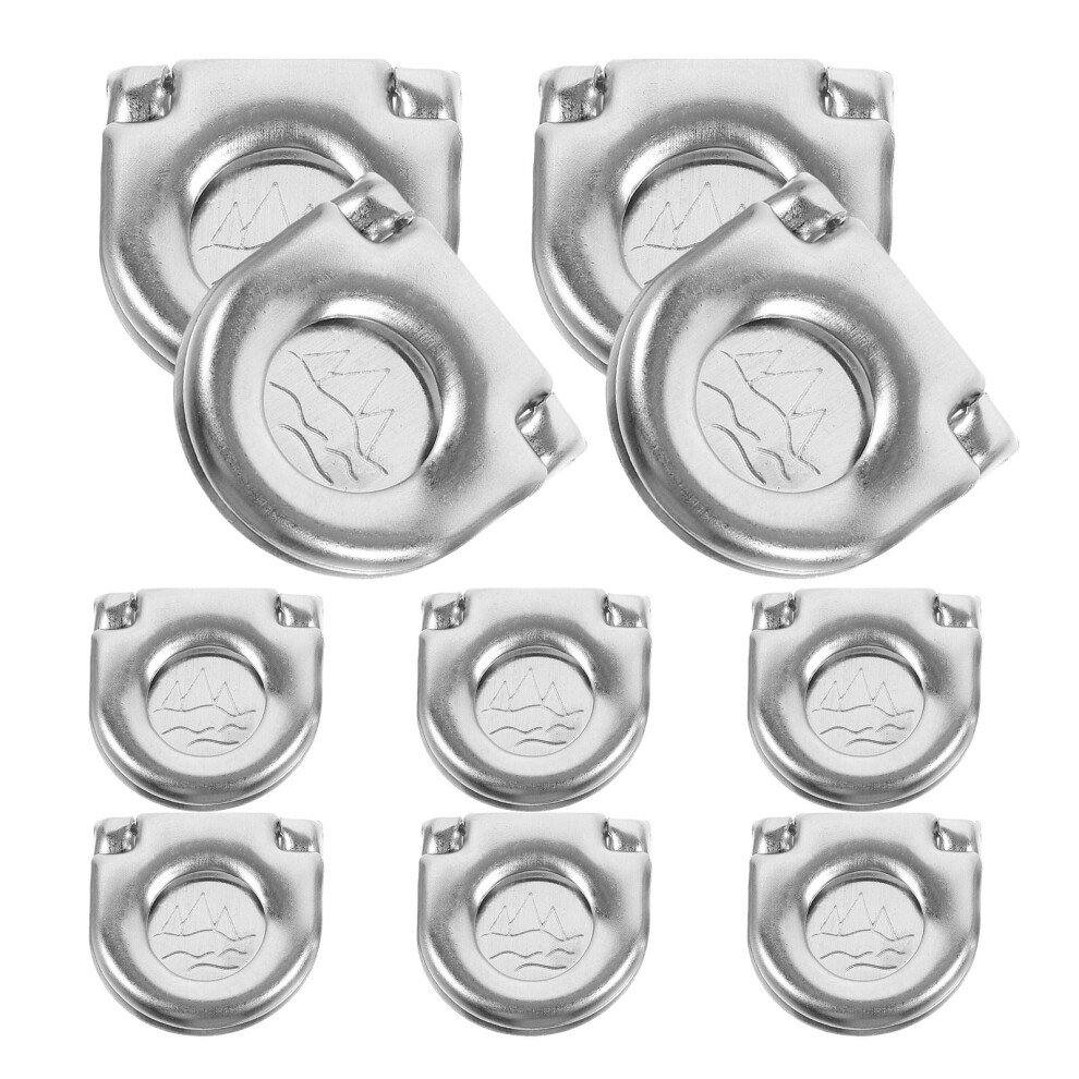 40Szt Wpuszczane Uchwyty Do KomóD Nierdzewna Srebrny-image