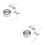 2Sets Teigtaschenformer Für Zuhause Silber 4