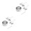 2Sets Teigtaschenformer Für Zuhause Silber 10