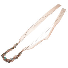 4Stk Damen Boho Gürtel & Kopfband, , Lederoptik Mit