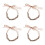 4Stk Damen Boho Gürtel & Kopfband, , Lederoptik Mit 8