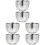 6Ud De Espuma Afeitado Acero Inoxidable Color Plata 2