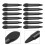 2Set Spazzole Silicone Per Rossetto Nero 9