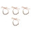 4Stk Damen Boho Gürtel & Kopfband, , Lederoptik Mit 10
