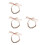 4Stk Damen Boho Gürtel & Kopfband, , Lederoptik Mit 6