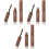 3Pièces Crème Sourcils Marron Qualité Waterproof 3