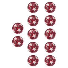 24Pièces Balles De Soccer De Table Multicolores En Plastique