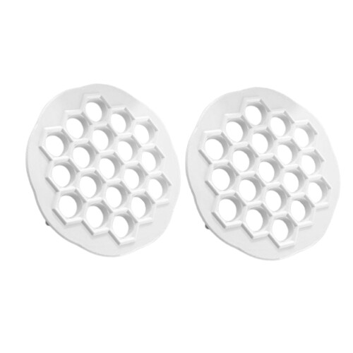 4Stk Mehrloch Dumpling-Mold Weiß Aus Langlebigem PP-Material 1