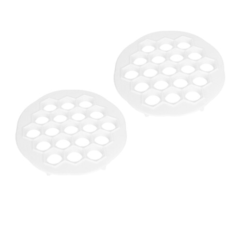 4Stk Mehrloch Dumpling-Mold Weiß Aus Langlebigem PP-Material 2