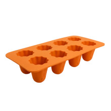 5Stk Orange Silikon Muffinform Geistermotiv Für Halloween Backspaß