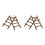 4Pz Mini Decorativa Rattan Per E Miniature 6