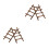 4Pz Mini Decorativa Rattan Per E Miniature 3