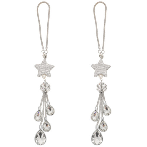 2Pièces Pendentif Strass Décoration Suspendue Miroir 1