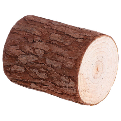4Pcs Rustic Wood Stump Candlestick Holders Durable Tea Light Holders
