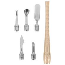 1Set Profi Nagelpflege Set Gold - Cuticle Tools Für Damen