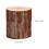 4Pcs Rustic Wood Stump Candlestick Holders Durable Tea Light Holders 11