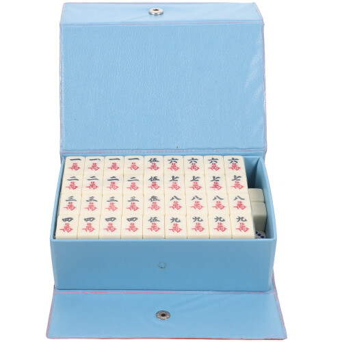 2Ensembles Coffret Mini Mahjong Portable En Résine, Et Résistant