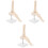 3Pz Modello Articolare E Caviglia PVC Beige Per Apprendimento 4