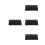 4Pcs Luminous Car Phone Temporary Parking Card Black 5