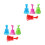 8Pcs PVC Kitchen Cleaning Tools Toilet Suction Cups Assorted Colors 10