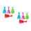 8Pcs PVC Kitchen Cleaning Tools Toilet Suction Cups Assorted Colors 5