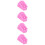 40St Professionele ABS Permrollers Roze Curlers Voor Krullen 10