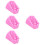 40St Professionele ABS Permrollers Roze Curlers Voor Krullen 9