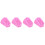 40St Professionele ABS Permrollers Roze Curlers Voor Krullen 6