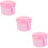 3Pz Box Porta Portatile Pz Rosa Per Uso 11