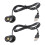 10Pz Luci LED Da Armadio USB Nero Compatte Lampade Piccole Interno 2
