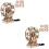 2Pcs Wooden Coffee 3D Kids Puzzles DIY Creative Assembling Toy 7