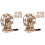 2Pcs Wooden Coffee 3D Kids Puzzles DIY Creative Assembling Toy 3