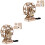 2Pcs Wooden Coffee 3D Kids Puzzles DIY Creative Assembling Toy 4