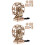 2Pcs Wooden Coffee 3D Kids Puzzles DIY Creative Assembling Toy 6