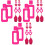 12Pares Mulheres Dangle Coloridos 3