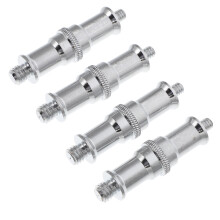 8Pz Adattatore Spigot Vite 1/4-3/8 in Stand Luce Argento