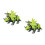 2Conjuntos Brinquedo Montado Verde Material ABS 7